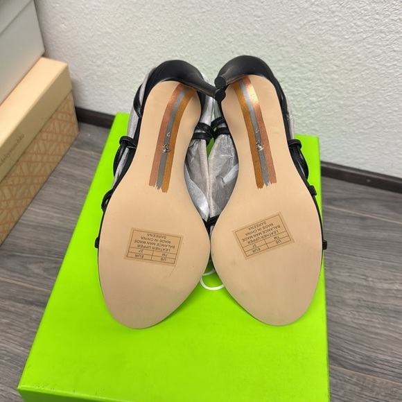 Sam Edelman Sareena Black Stiletto Heel Open Toe Ankle Strap Heeled Sandals - Picture 3 of 7